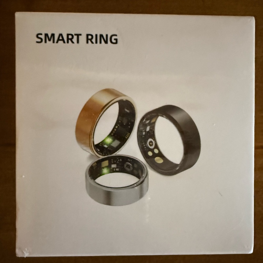 Elegant Smart Ring - Stainless Steel- Ring size 10